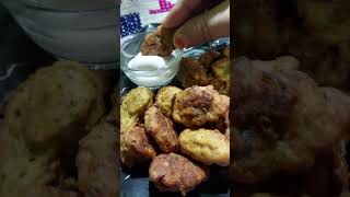 Pakora food pakora pakorarecipe reel instagram [upl. by Elimaj]