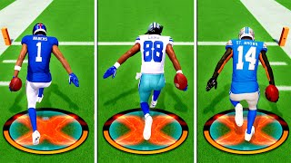 Scoring a Touchdown with EVERY Wide Receiver in Madden 25 [upl. by Medwin]