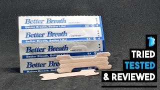 Better Breath Nasal Strips  Tested amp Reviewed [upl. by Shirlee]