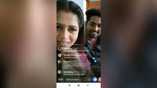 Chelleli kapuram Serial Actors Manasa and Sunil Live Video [upl. by Tutankhamen]