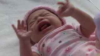 Baby  New Born  Infant Crying Baby  Stock Footage [upl. by Yeniffit822]