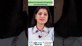 Chiropractors and physiotherapists Know more information by Dr Richa Gupta  physiotherapist [upl. by Remo]