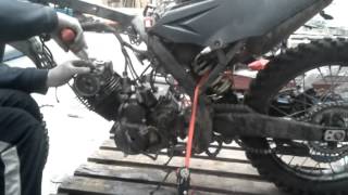 Rebuild chinese engine in bike Part 2 [upl. by Arfihs]