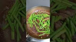 Menu for lunchadobong sitaw ytshort asmrvideo asmrsounds cookingvideo [upl. by Angus]