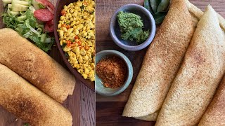 Moong Dal Dosa Recipe  High Protein Vegan Gluten Free Breakfast [upl. by Attelahs370]