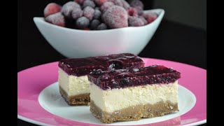 Prăjitură dietetică tip cheesecake cu iaurt fără gluten fără zahăr [upl. by Eneli]