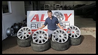 HOW TO PROFESSIONALLY REFURBISH ALLOY WHEELS Complete Guide [upl. by Ailaroc]