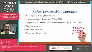 Part 5  Experience of Rituximab in Membranous Nephropathy  Dr M Edwin Fernando [upl. by Wohlert538]