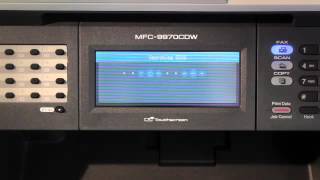 How to Set Up Wireless for the Brother™ MFC9970CDW Printer [upl. by Nahk]