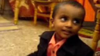 LYDIAN NADHASWARAM  First day drums  23 months old [upl. by Hollah]