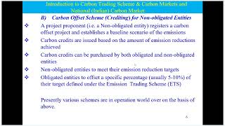 AEEWI Session 46 Introduction to Carbon Trading Scheme Global and National Carbon Markets [upl. by Norre108]