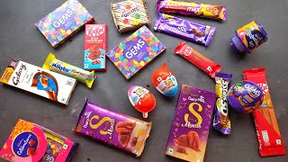 100 candies opening chocolate a video lots of chocolates Cadbury celebration surprise toys [upl. by Autum883]