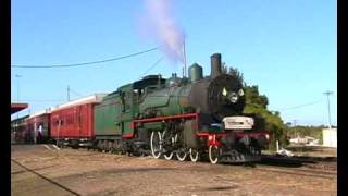 Q150 STEAM TRAIN AT MAREEBA NTH QUEENSLAND [upl. by Hanselka]