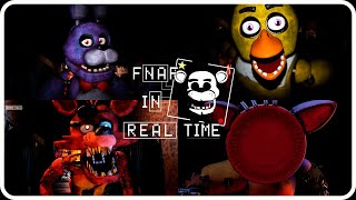 Five Nights at Freddys In Real Time Demo Walkthrough  All Jumpscares [upl. by Borer]