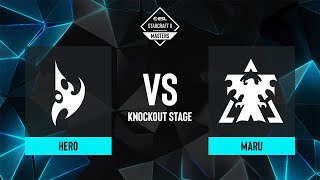 herO vs Maru  ESL SC2 Masters Winter 2023 Finals  Knockout Stage [upl. by Earej204]