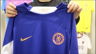 Chelsea Home Jersey 202324 UNBOXING  REVIEW [upl. by Suryt334]