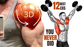 12 BEST SHOULDER WORKOUT THAT YOU NEVER DID AT GYM [upl. by Spear407]