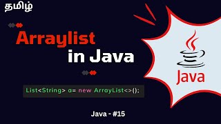 ArrayList in Java  Tamil [upl. by Patrice205]