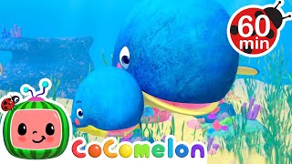 CoComelon  Mom and Baby Blue Whale Lullaby  Kids Educational Cartoons  Moonbug Play and Learn [upl. by Odla]