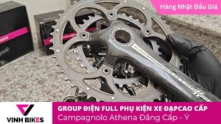 Campagnolo Athena Ý Đẳng Cấp  Group Điện Full Phụ Kiện Xe Đạp Cao Cấp Hoàn Hảo Từng Chi Tiết [upl. by Woolley]