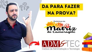 CONCURSO MATRIZ CAMARAGIBE  QUESTÃO MAIS LONGA ADMampTEC [upl. by Sutelc]