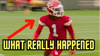 Xavier Worthy CRUSHING Drills At Kansas City Chiefs Rookie Camp  Their New Tyreek Hill [upl. by Oiromed]