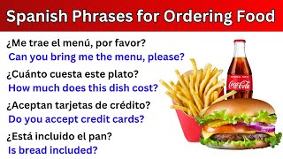 Learn How to Master Ordering Food in Spanish [upl. by Hanimay]