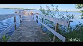 BIRCH LAKES STATE FOREST hiking to the boat launch [upl. by Nivel749]