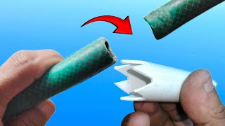 Secret Trick Connect The Hose With PVC Without Rope At Home [upl. by Corb]