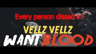 Every person dissed in Want Blood by Velly Vellz x Ai Hound [upl. by Anama]