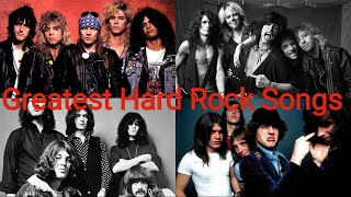 Top 100 Greatest Hard Rock Songs Of All Time [upl. by Wachtel]