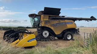 New Holland CR1090 revelation winter barley 2024 [upl. by Omik]