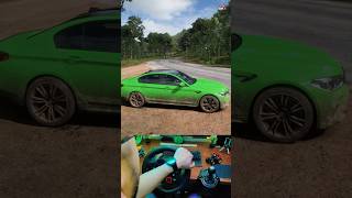 BMW M5 2018  Forza Horizon 5  Steering Wheel Gameplay  4K forzahorizon5 gaming bmwm5 [upl. by Porty]