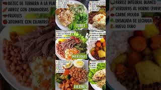 Recetas saludables para la semana fitness nutricion salud alimentacion [upl. by Jandel]