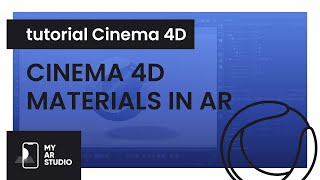 Cinema 4D materials in web 3D and Augmented Reality [upl. by Aniretac]