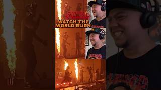 Ronnie Radke of Falling in Reverse brings out Alex Terrible  Watch The World Burn Live REACTION [upl. by Philipines734]