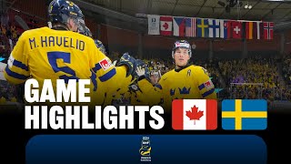 Highlights Canada vs Sweden  2024 WorldJuniors [upl. by Radman45]