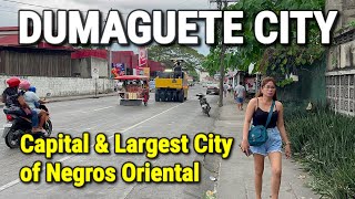 DUMAGUETE CITY PHILIPPINES Virtual Walking Tour  Largest City of Negros Oriental [upl. by Ardnohsed]