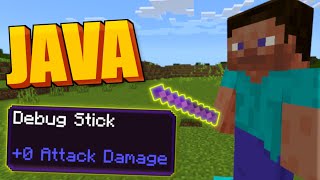 How to Get Java Debug Stick in MCPE 117  Minecraft Bedrock Edition  Debug Stick [upl. by Mourant]