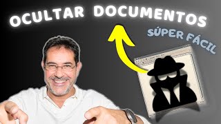 😎OCULTAR DOCUMENTOS dentro de OTRO DOCUMENTO ✅ [upl. by Colin]