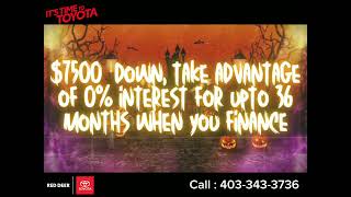 Spooktacular Savings with Red Deer Toyota [upl. by Assened70]