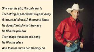 George Strait  Fool Hearted Memory with Lyrics [upl. by Waine360]