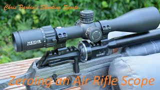 A Beginners Guide to Airguns  Zeroing  Part 7 [upl. by Nagol777]