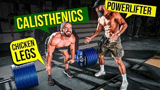 How Strong is Calisthenics Beast in Powerlifting  ANATOLY [upl. by Iand]