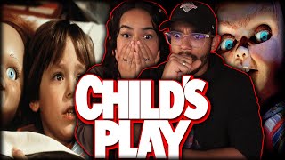 OUR FIRST TIME WATCHING CHILDS PLAY CHUCKY MOVIE REACTION [upl. by Sherborne]