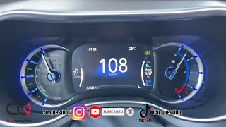 Chrysler Pacifica Hybrid Phev Acceleration Test 060mph amp 0100kmh [upl. by Zuckerman]