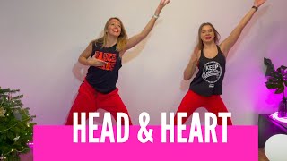 Head and heart  Joel Corry x MNEK  ZUMBA Choreo  Zumba Warm up  Zumba Auguste [upl. by Eelyrag]