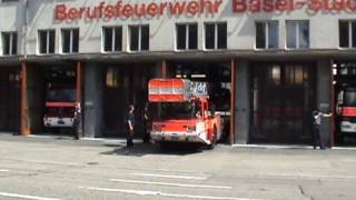 Löschzug Berufsfeuerwehr BaselStadt [upl. by Candyce674]