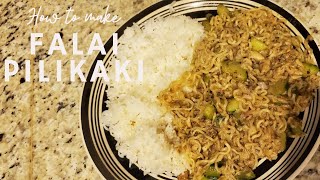 How to make falai pilikaki with cucumbers and ramen noddles [upl. by Airak128]