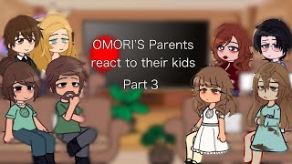 OMORI’S Parents react to their kids33 [upl. by Suolevram]